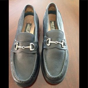Men'sDeer Stag Comfort Footwear Black Loafers 